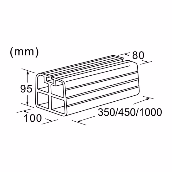 Plastic Ground Mounting Bracket Base for Mini Split Condenser Support Heat Pump for AC